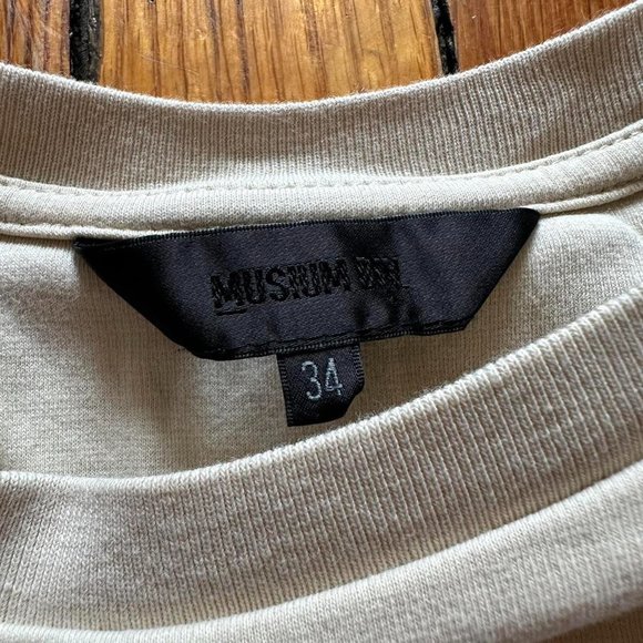 Limited Edition Musium Division Artist Exclusive Women Cream White‎ Crop Top - Picture 5 of 7